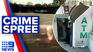 Man helping police after an alleged string of bungled robberies in Brisbane | 9 News Australia