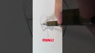 How to draw face from lower angle || Jmarron