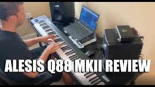 ALESIS Q88 MKII MIDI CONTROLLER REVIEW