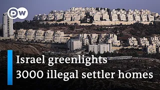 Israel resumes building of settlements on the West Bank despite US denouncement | DW News