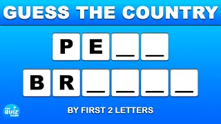 Guess The Countries In America By First 2 Letters - Quiz Guess The Country