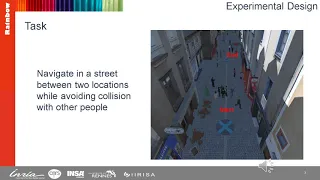 Eye-Gaze Activity in Crowds: Impact of Virtual Reality and Density