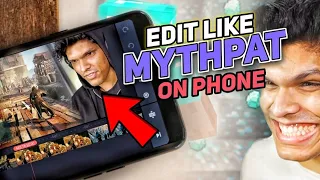 Edit Like Mythpat On Phone .How to edit Gaming Videos On Android.Edit Gaming Channel Videos.