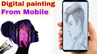 Drawing In Mobile (Digital Art) | Mobile Phone Trick 2022 🔥🔥