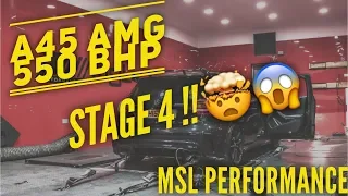 CRAZY STAGE 4! 550 BHP A45 AMG! // MSL // HARRY'S MAP DAY!