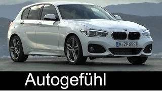 New BMW 1-Series 2015 Facelift BMW 1er driving shots exterior interior- Autogefühl