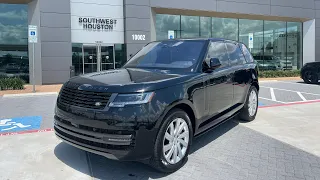 Pre-Owned 2023 Range Rover SE P400 in Santorini Black