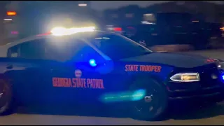 Clayton County Police & Georgia State Patrol responding code 3/priority 1