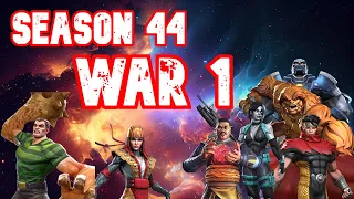 Alliance War Season 44 Kickoff! R4 Sandman vs R2 7 Star Sasquatch Boss!