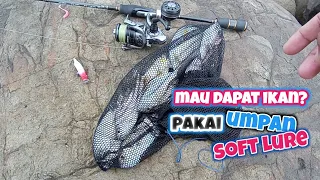 SOFT LURE UMPAN SADIS UNTUK MANCING CASTING PINGGIR LAUT.