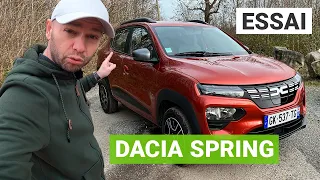 Essai Dacia Spring 2023 : doux restylage, dure inflation