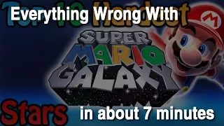 Everything Wrong With "Top 10 Hardest Super Mario Galaxy Stars" in about 7 minutes