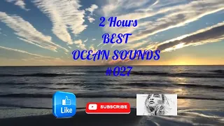 😴🌴 SEA SOUND #027¤ OCEAN SOUND ¤ WAVES SOUND¤ NATURE SOUND ¤ ASMR ¤ 2 Hours