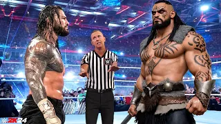 WWE 2K23 - Roman Reigns vs Rageborne Berserker - FULL MATCH | WWE April 24, 2023