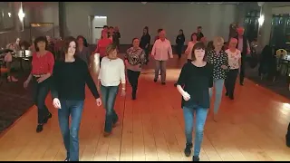 Waterfall Line Dance Demonstration - Ireland