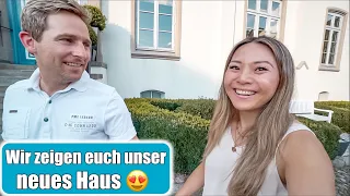 Haustour vom neuen Haus 😍 So sieht unser Erdgeschoss aus! Lernen für Mathearbeit VLOG | Mamiseelen