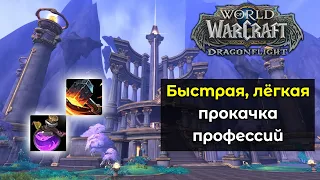 Быстрая и лёгкая прокачка всех профессий с 0 до 100 | World of Warcraft: DragonFlight 10.0