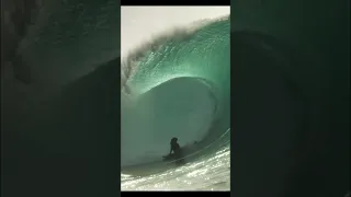 Crazy Big Barrel With Michael Ostler 💥🤯 #bodyboarding #surf #slab