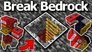 How To Break Bedrock In Minecraft 1.20 - Get To The Nether Roof