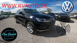 Volkswagen Touareg  3.0V6 TDI 4 Motion A8 WWW.RVAUTO.SK Ponuka jazdených vozidiel v Top stave.