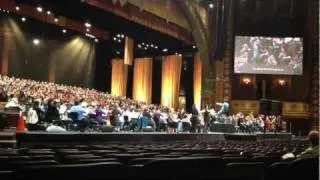 Mahler 8 rehearsal at Shrine, Gustavo Dudamel, vid.171