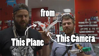 Flying a Plane from Third Person View from another drone