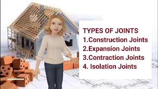 Types of joints in building | Construction | Expansion | Isolation