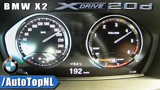 BMW X2 20d xDrive 0-192km/h ACCELERATION & LAUNCH CONTROL by AutoTopNL