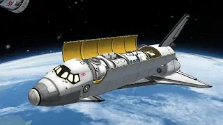 KSP: Making a Space Station with Shuttles [Music Video]