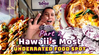 HAWAIIAN FOOD TOUR PART 2 - Best of Honolulu's Diverse Flavors: Local's Hidden Gems & Marketplace