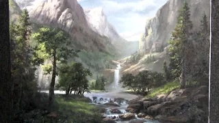 Painting | Sunlit Mountain Pass | Paint with Kevin Hill