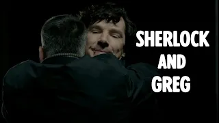 Sherlock Holmes and Greg Lestrade II Sherlock BBC