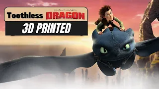Dragon Delight: 3D Printed Toothless from How to Train Your Dragon Revealed with Timelapse!
