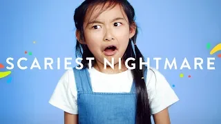 100 Kids Tell Us Their Scariest Nightmare | 100 Kids | HiHo Kids