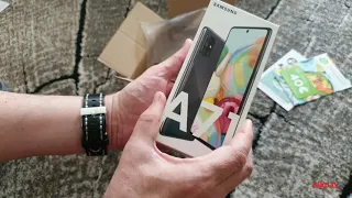 Распаковка Samsung Galaxy A71