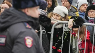 Polizei überwacht Trauerfeier für Nawalnyj mit Großaufgebot