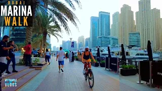 Dubai Marina Walk Sunset Evening View | Dubai Marina | Dubai Tourist Attraction - Part 2