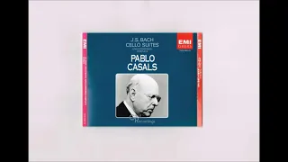 J.S.Bach - Cello Suite No.5 　Pablo Casals