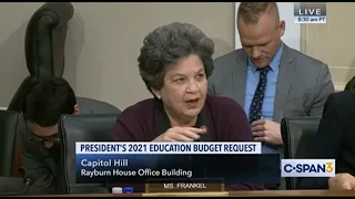 Rep. Frankel Questions Secretary Betsy DeVos on Department of Education Budget Request