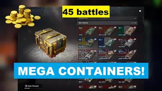 World of Tanks Blitz - Opening Mega Containers! 🟡 Hunt for Rare Premium Tanks and Gold!