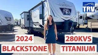 NEW! 2024 Blackstone 280KVS Titanium Series by Outdoors Rv! An Off Road, Off Grid, & 4 Seasons RV!