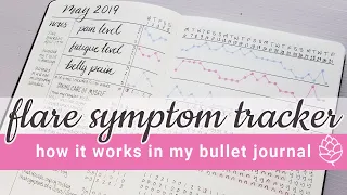 Creating and Using the Flare Symptom Tracker in Your Bullet Journal