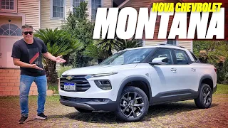 Chevrolet Montana Premier 2023 - ANDA BEM E BEBE POUCO. VALE O PREÇO? PRIMEIRO TESTE DA NOVA PICAPE!