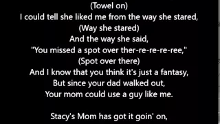 Fountains of Wayne   Stacy's Mom   Lyrics Scrolling