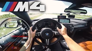 2018 BMW M4 Competition (0-295km/h) POV- TOP SPEED, Acceleration TEST✔