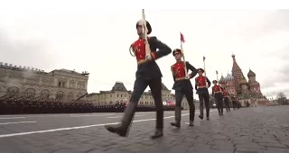 Парад Победы на Красной площади  в Москве, 9 мая, 2017, Проход  Войск и Боевой Техники