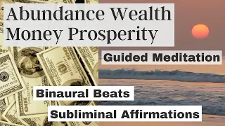 Manifest Money QUICKLY! ~Wealth Abundance Prosperity & Luck ~ Subliminal Affirmations Binaural Beats