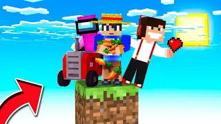 GPLAY NA JEDNYM BLOKU W MINECRAFT ! *ZAWODY* FARMER LAKI