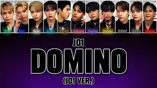 JO1 - "DOMINO" Color Coded Lyrics (KAN/ROM/ENG)