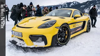 Porsche Winter Drive Event – 718 Cayman GT4 RS and 911 GTS with Walter Röhrl and Timo Berhard